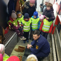 Экскурсия детей старшего дошкольного возраста в пожарную часть №53