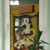 Смотр - конкурс «Новогодняя мозаика» Номинация «Сказка на окне»
