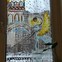 Смотр - конкурс «Новогодняя мозаика» Номинация «Сказка на окне»